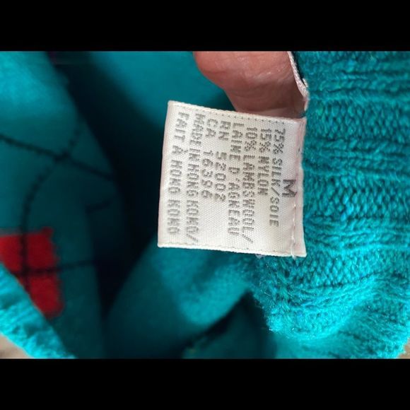 Liz Claiborne Women's Argyle Pullover Sweater & Pull-On Sweatpants Blue Medium - Picture 7 of 12